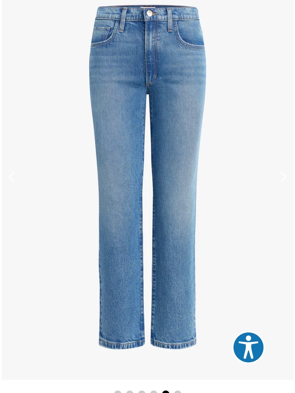 Favorite Daughter THE SHORTIE MORGAN HIGH RISE STRAIGHT Size 26 NWT